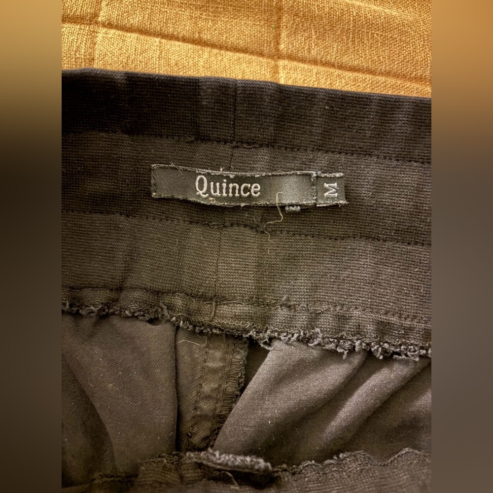 Quince Classic Black Joggers - Picture 4 of 5